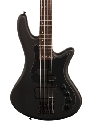 Schecter Stiletto Stealth 4 Electric Bass Front View